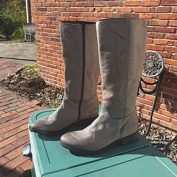Lavorazione Artigiana Tall Leather Boots - Picture 1 of 9